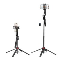 Монопод-трипод HOCO DYY04 Star smart face tracking AI gimbal 1.8m Black