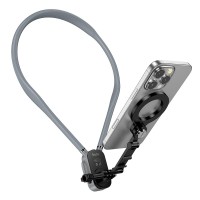 Тримач на шию HOCO K31 Campo magnetic neck-hanging holder 4.5-7" Black-grey