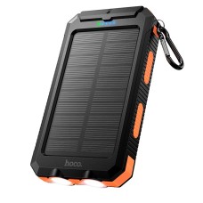Повербанк портативний акумулятор Power bank Hoco J164 Platinum solar 8000 mAh Black