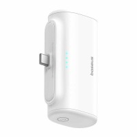 Повербанк портативний акумулятор Power Bank Baseus Compact Fast Type-C 20W 5000 mAh White P10068306213-00
