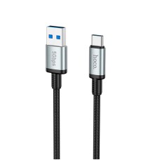 Кабель HOCO US10 excellent speed cable USB to Type-C USB 3.0 0.5m 3A 5Gbps Black