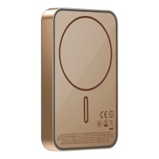 Повербанк портативний акумулятор Power bank Momax Q.Mag X1 MagSafe магнітний 10000 mAh Sandstone