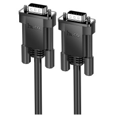 Кабель HOCO US11 Male to Male data cable VGA to VGA 1m Black