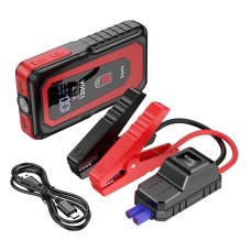 Пусковий зарядний пристрій бустер Hoco QS3 Victory Car Jump emergency starter піковий 1200A 10000 mAh Black-Red