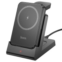 Повербанк портативний акумулятор Power bank Hoco J149 Victory MagSafe магнітний 3in1 20W 5000 mAh Black