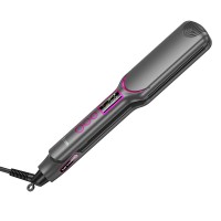 Плойка для волосся Hoco HP42 Wide board hair straightener with digital display 6 levels Grey