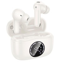 Бездротові Bluetooth навушники HOCO EQ22 singer true wireless ANC+ENC noise BT 5.4 White