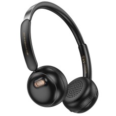 Бездротові Bluetooth навушники Hoco W62 Verso retro headphones BT 5.4 Black 
