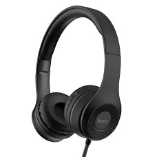 Дротові навушники HOCO W21 Graceful charm wire control headphones Black