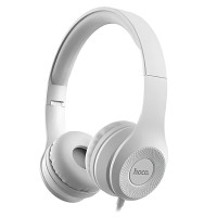 Дротові навушники HOCO W21 Graceful charm wire control headphones Grey