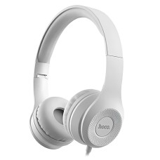 Дротові навушники HOCO W21 Graceful charm wire control headphones Grey