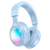 Бездротові Bluetooth навушники Hoco W48 Focus BT headphones Blue