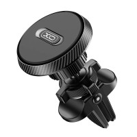 Автомобільний тримач XO C122 Round magnetic bracket with air outlet Black