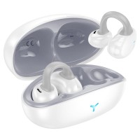 Бездротові Bluetooth навушники HOCO EW57 Auspicious clip-on true бездротовий headset BT 5.3 White