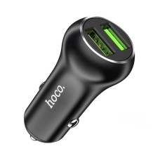 Автомобільний зарядний пристрій Hoco  Z37 Sharp speed dual port Car charger 3A 36W Black