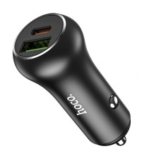 Автомобільний зарядний пристрій Hoco Z38 Resolute Car charger QC3.0 3A 38W Black