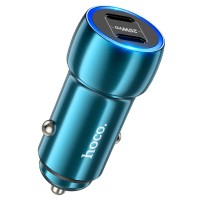 Автомобільний зарядний пристрій Hoco Z48 Tough dual port car charger 3A 40W Sapphire-blue