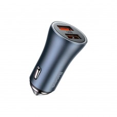 Зарядний пристрій Baseus Golden Contactor Dual Quick Charger U+U 40W Dark Gray (CCJD-A0G)