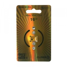 Карта пам'яті microSDHC BOROFONE 16 Gb TF High Speed Class 10