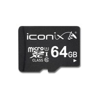 Карта пам'яті microSDHC 64Gb ICONIX (Class 10) + Adapter SD