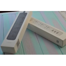 МЕРЕЖЕВИЙ ФІЛЬТР ЖИВЛЕННЯ XIAOMI POWER STRIP, 3 РОЗЕТКИ, 3 USB