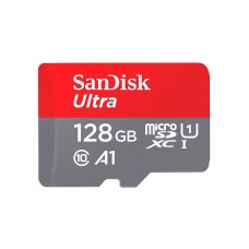 Карта пам'яті microSDHC 128Gb SanDisk Ultra A1 (Class 10) (100Mb/s) + Adapter SD