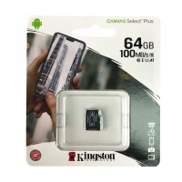 Карта пам'яті microSDXC (UHS-1) Kingston Canvas Select Plus 64Gb class10 A1 (R-100MB/s)