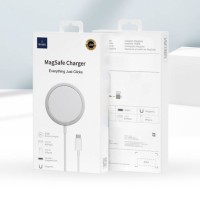 Магнітне бездротове заряджання Wiwu MagSafe Charger Everything Just Clicks (M5)