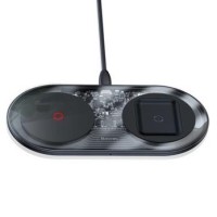 Бездротова зарядка Baseus Simple 2in1 Wireless Charger Turbo Edition 20W EU, CN (TZWXJK-A01, TZWXJK-B01)