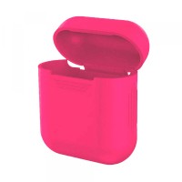 Чохол для AirPods силіконовий SLIM тех.пак Hot pink