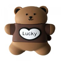Чохол для AirPods BIG HERO BEAR LUCKY Brown
