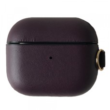 Чохол для AirPods 3 LEATHER CASE Dark cherry