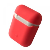 Чохол для AirPods Silicon Case Slim COLOR BOX New peach