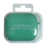 Чохол для AirPods 3 SILICONE CASE/MICROFIBER Mint