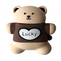 Чохол для AirPods BIG HERO BEAR LUCKY Beije-brown
