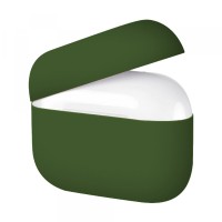 Чохол для AirPods PRO Silicone Midnight green