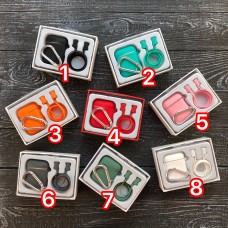 Чохол AirPods 1 / 2 Case Protection Ultra Slim (+Карабін + Стропи + Magnet)
