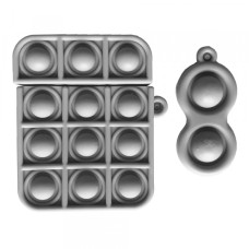 Чохол для AirPods Silicone 1/2 POP IT White