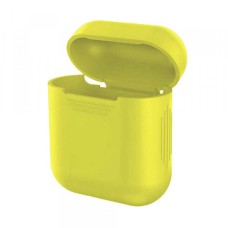 Чохол для AirPods силіконовий SLIM тех.пак New yellow