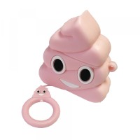 Чохол для AirPods BIG HERO POOP Pink