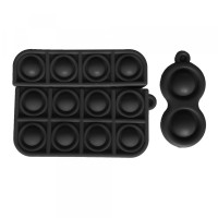 Чохол для AirPods PRO Silicone POP IT Black