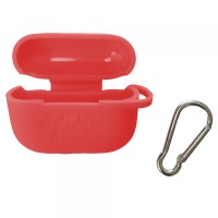 Чохол для AirPods PRO силіконовий LOGO 2в1(+ карабін) тех.пак Coral