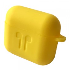 Чохол for AirPods 3 силіконовий 2мм LOGO 2в1(+ карабін) тех.пак Yellow