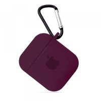 Чохол для AirPods SILICONE CASE Marsala