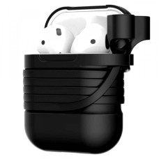 Чохол для AirPods BASEUS силіконовий + STRAP Black TZARGS-01