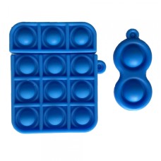 Чохол для AirPods Silicone 1/2 POP IT Blue