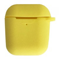Чохол для AirPods силіконовий SLIM тех.пак Canary yellow