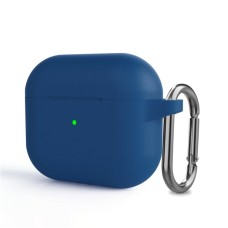 Чохол AirPods 3 Silicone Slim з карабіном Lake Blue