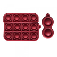 Чохол для AirPods PRO Silicone POP IT Red