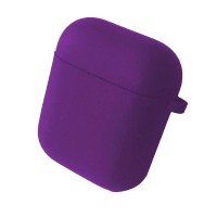 Чохол для AirPods 1/2 SILICONE CASE/MICROFIBER Violet